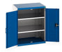 Cubio Cupboard With Perfo Doors & 2 Shelves (WxDxH: 800x650x1000mm) - Part No:40020111