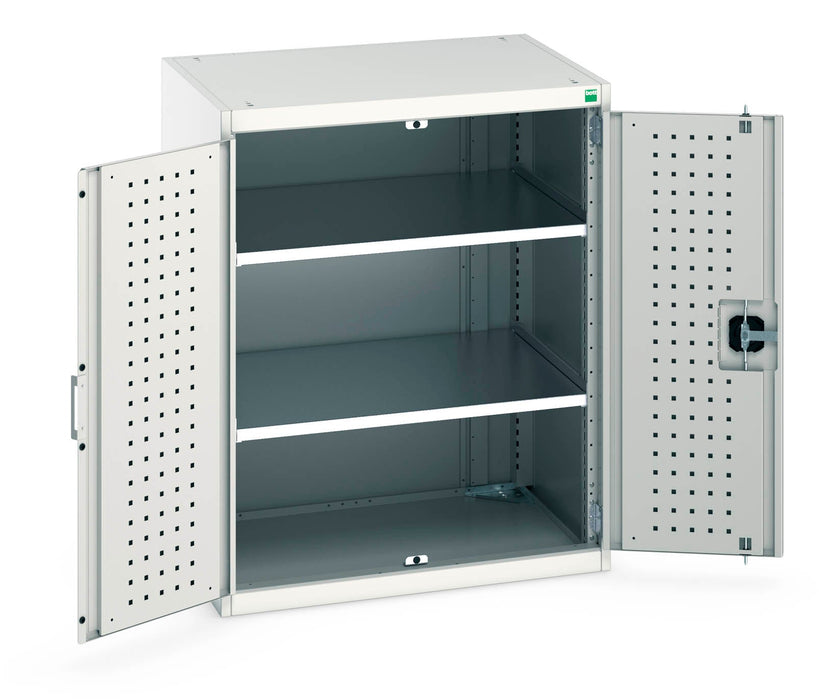 Bott Cubio Cupboard With Perfo Doors & 2 Shelves (WxDxH: 800x650x1000mm) - Part No:40020111