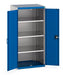 Cubio Cupboard With Perfo Doors & 3 Shelves (WxDxH: 800x650x1600mm) - Part No:40020114