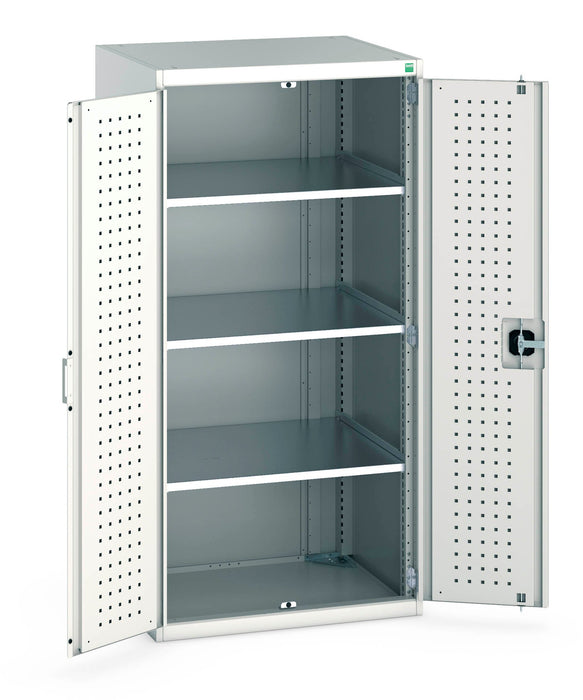 Bott Cubio Cupboard With Perfo Doors & 3 Shelves (WxDxH: 800x650x1600mm) - Part No:40020114