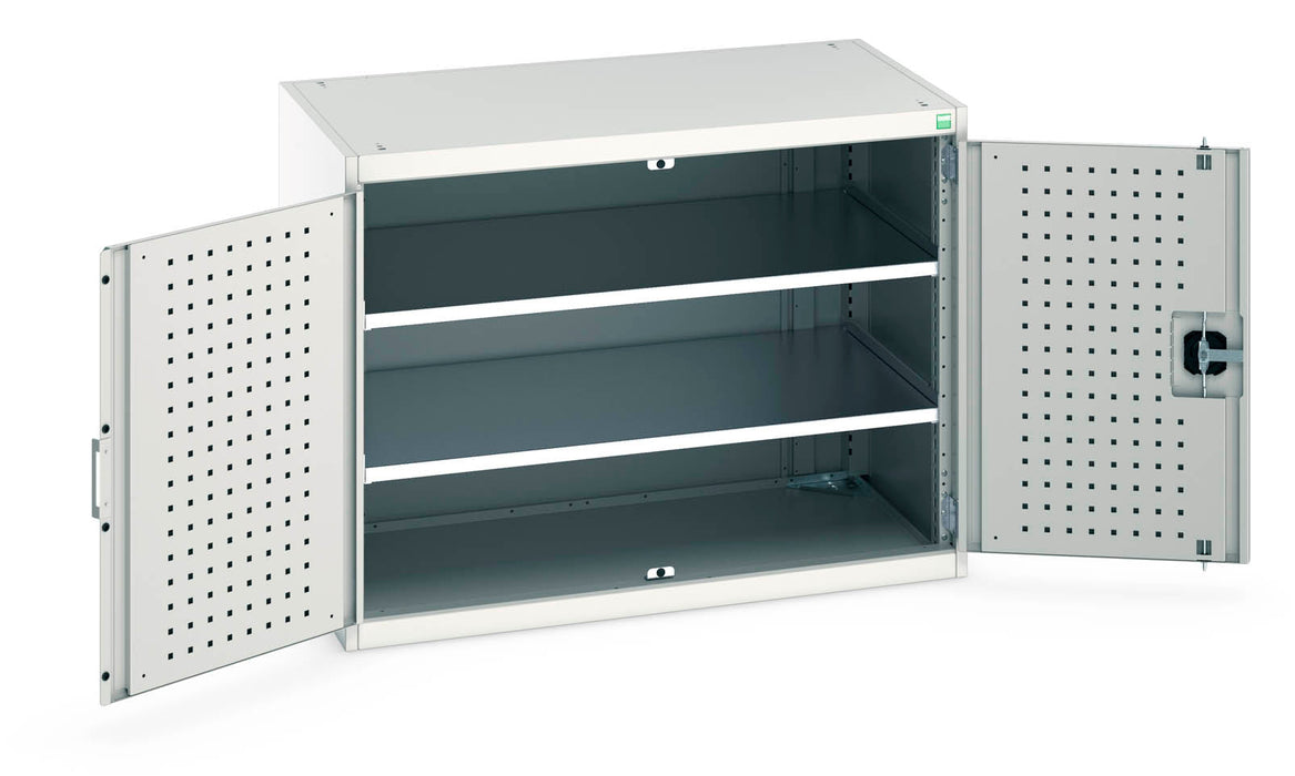Bott Cubio Cupboard With Perfo Doors & 2 Shelves (WxDxH: 1050x650x800mm) - Part No:40021094