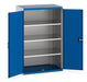 Cubio Cupboard With Perfo Doors & 3 Shelves (WxDxH: 1050x650x1600mm) - Part No:40021098