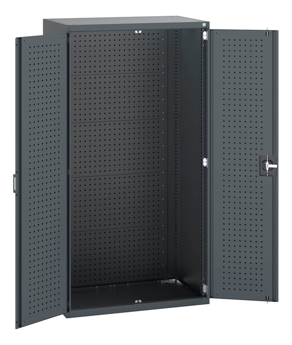 Bott Cubio Cupboard With Perfo Doors, Full Perfo Backpanel (WxDxH: 1050x650x2000mm) - Part No:40021102