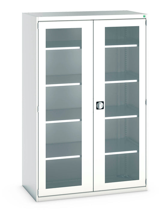 Bott Cubio Cupboard With Window Doors & 4 Shelves (WxDxH: 1300x650x2000mm) - Part No:40022060