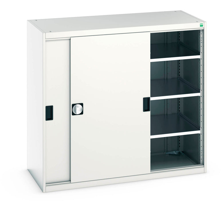 Bott Cubio Cupboard With Sliding Doors & 3 Shelves (WxDxH: 1300x650x1200mm) - Part No:40022063