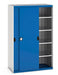 Cubio Cupboard With Sliding Doors & 4 Shelves (WxDxH: 1300x650x2000mm) - Part No:40022065