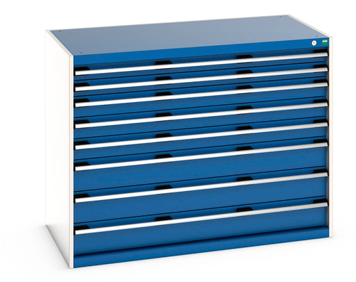 Cubio Drawer Cabinet With 8 Drawers (200Kg) (WxDxH: 1300x650x1000mm) - Part No:40022154