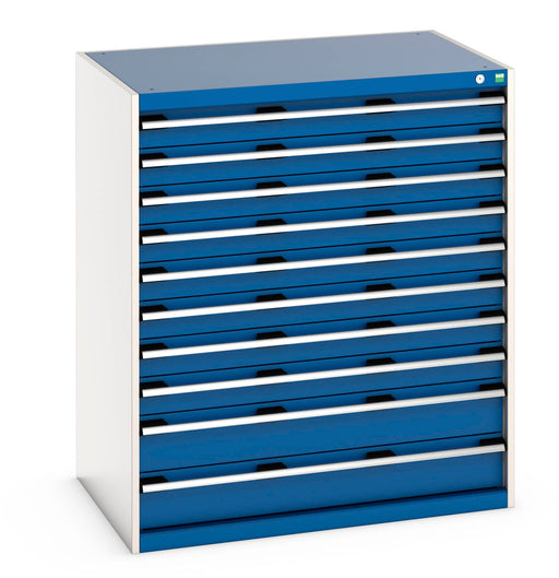 Cubio Drawer Cabinet With 10 Drawers (200Kg) (WxDxH: 1050x750x1200mm) - Part No:40029034