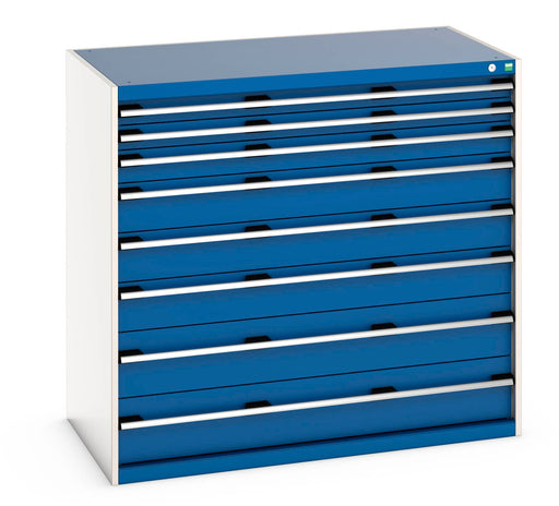 Cubio Drawer Cabinet With 8 Drawers (200Kg) (WxDxH: 1300x750x1200mm) - Part No:40030022