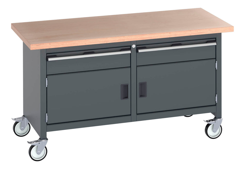 Bott Cubio Mobile Storage Bench (Mpx) 1 Drawer-Door/1 Drawer-Door (WxDxH: 1500x750x840mm) - Part No:41002103