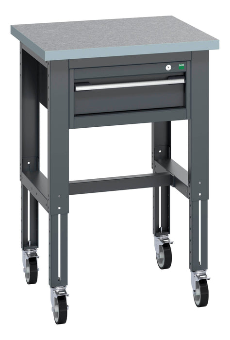 Bott Cubio Mobile Bench Adjustable Height (Mpx) With 1 Drawer Cabinet (WxDxH: 750x750x840-1140mm) - Part No:41003273