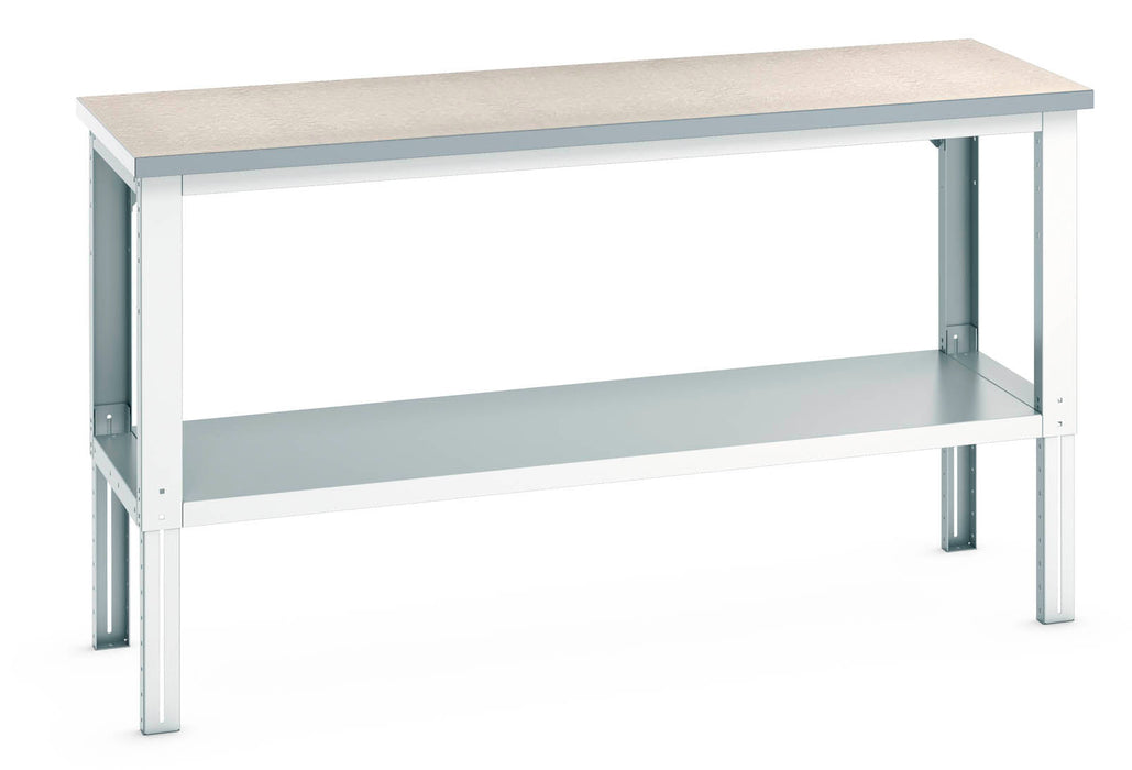 Bott Cubio Framework Bench Adjustable Height (Lino) With Full Depth Shelf (WxDxH: 2000x750x740-1140mm) - Part No:41003510