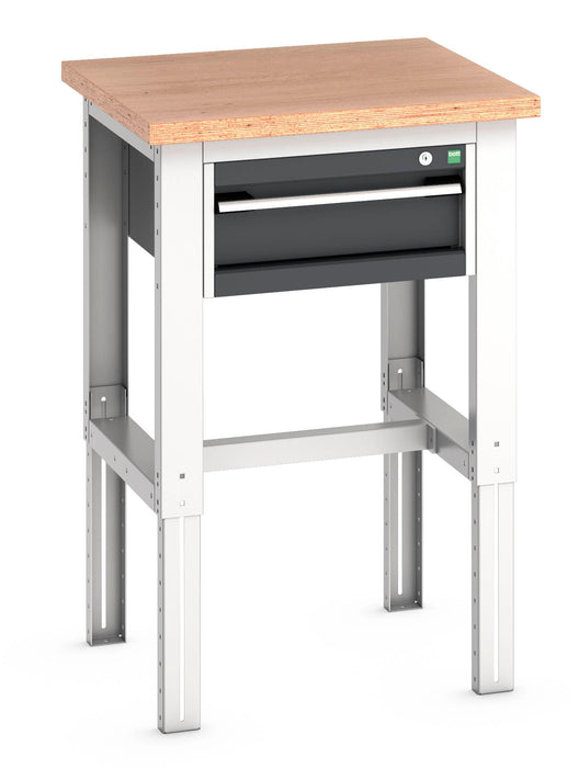 Bott Cubio Framework Bench (Mpx) With 1 Drawer Cabinet (WxDxH: 750x750x740-1140mm) - Part No:41003530