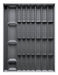 Cubio Trough Block Divider Kit 28 Compartment. For Cabinet - (WxDxH: 525x650x28mm) - Part No:43020020