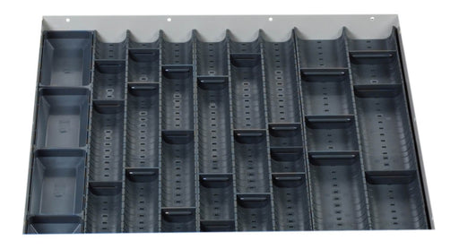Cubio Trough Block Divider Kit 32 Compartment. For Cabinet - (WxDxH: 650x650x28mm) - Part No:43020023