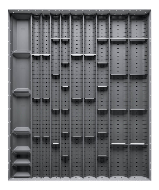 Cubio Trough Block Divider Kit 46 Compartment. For Cabinet - (WxDxH: 650x750x28mm) - Part No:43020037
