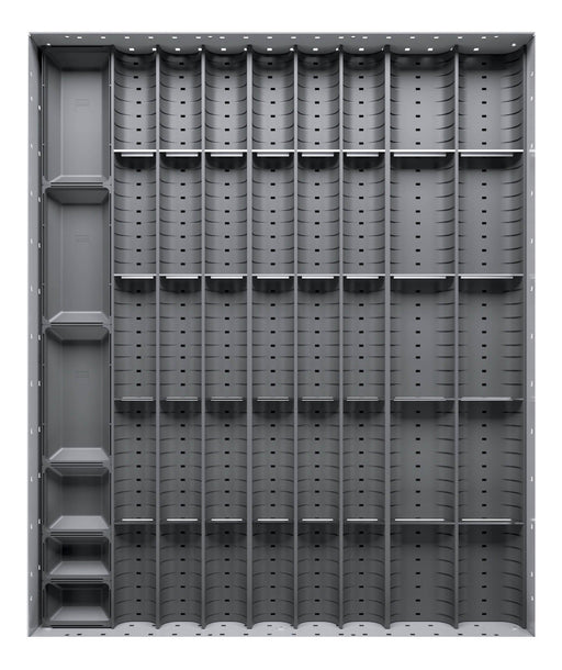 Cubio Trough Block Divider Kit 41 Compartment. For Cabinet - (WxDxH: 650x750x28mm) - Part No:43020038