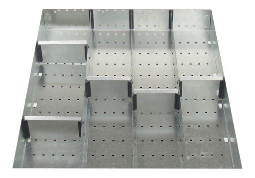 Cubio Adjustable Divider Kit 9 Compartment. For Cabinet - (WxDxH: 650x750x75mm) - Part No:43020647