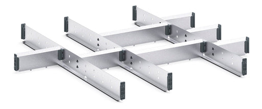 Cubio Adjustable Divider Kit 11 Compartment. For Cabinet - (WxDxH: 800x750x75mm) - Part No:43020664
