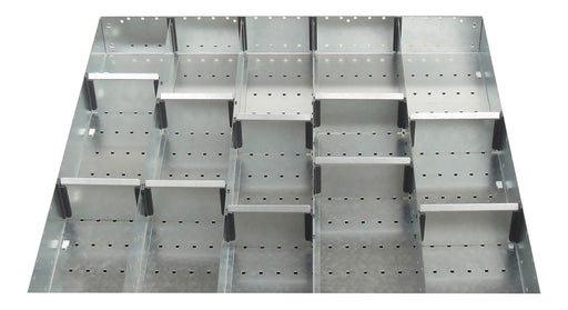 Cubio Adjustable Divider Kit 15 Compartment. For Cabinet - (WxDxH: 800x750x150mm) - Part No:43020669