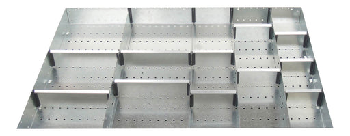 Cubio Adjustable Divider Kit 16 Compartment. For Cabinet - (WxDxH: 1050x750x100mm) - Part No:43020685