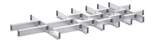 Cubio Adjustable Divider Kit 21 Compartment. For Cabinet - (WxDxH: 1300x650x75mm) - Part No:43020695