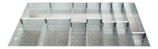 Cubio Adjustable Divider Kit 14 Compartment. For Cabinet - (WxDxH: 1300x750x100mm) - Part No:43020702
