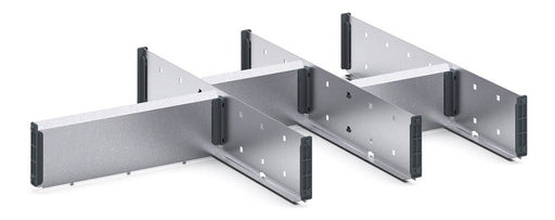 Cubio Adjustable Divider Kit 7 Compartment. For Cabinet - (WxDxH: 800x525x100mm) - Part No:43020727