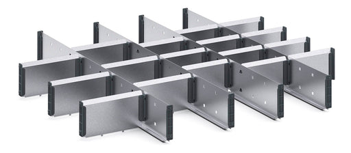 Cubio Adjustable Divider Kit 22 Compartment. For Cabinet - (WxDxH: 800x750x100mm) - Part No:43020733