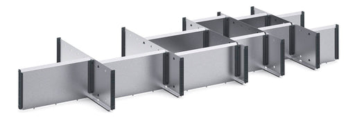 Cubio Adjustable Divider Kit 16 Compartment. For Cabinet - (WxDxH: 1300x525x150mm) - Part No:43020742
