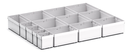 Cubio Plastic Box Divider Kit 14 Compartment. For Cabinet - (WxDxH: 650x525x100+ mm) - Part No:43020757