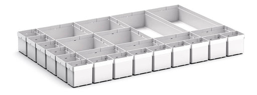 Verso Plastic Box Divider Kit 24 Compartment. For Cabinet - (WxDxH: 800x550x100+ mm) - Part No:43020790