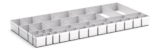 Verso Plastic Box Divider Kit 33 Compartment. For Cabinet - (WxDxH: 1050x550x100+ mm) - Part No:43020791
