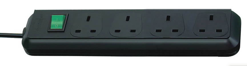 Bott Socket Strip U.K 4 Sockets & Switch (WxDxH: 320x50x45mm) - Part No:51001128