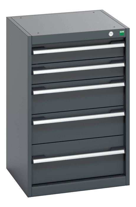 Bott Cubio Drawer Cabinet With 5 Drawers (WxDxH: 525x525x800mm) - Part No:40010027