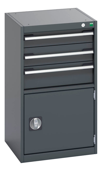 Bott Cubio Drawer-Door Cabinet With 3 Drawers / Door (WxDxH: 525x525x900mm) - Part No:40010033