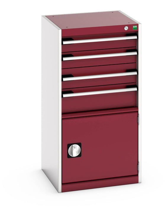 Bott Cubio Drawer-Door Cabinet With 4 Drawers / Door (WxDxH: 525x525x1000mm) - Part No:40010043