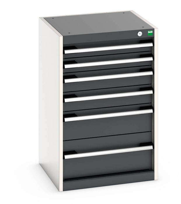 Bott Cubio Drawer Cabinet With 6 Drawers (WxDxH: 525x525x800mm) - Part No:40010117