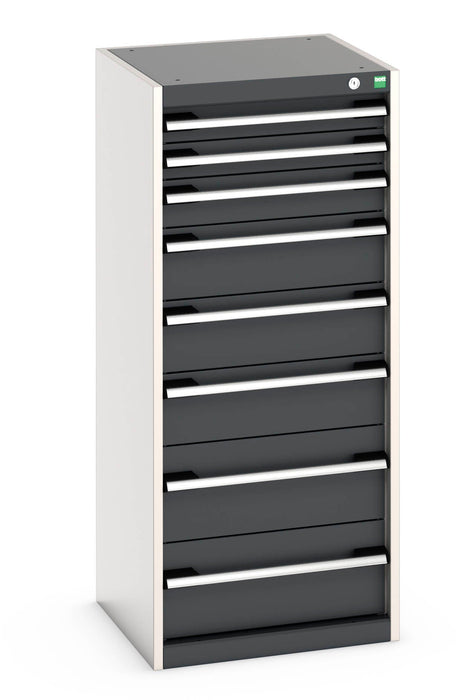 Bott Cubio Drawer Cabinet With 8 Drawers (WxDxH: 525x525x1200mm) - Part No:40010121