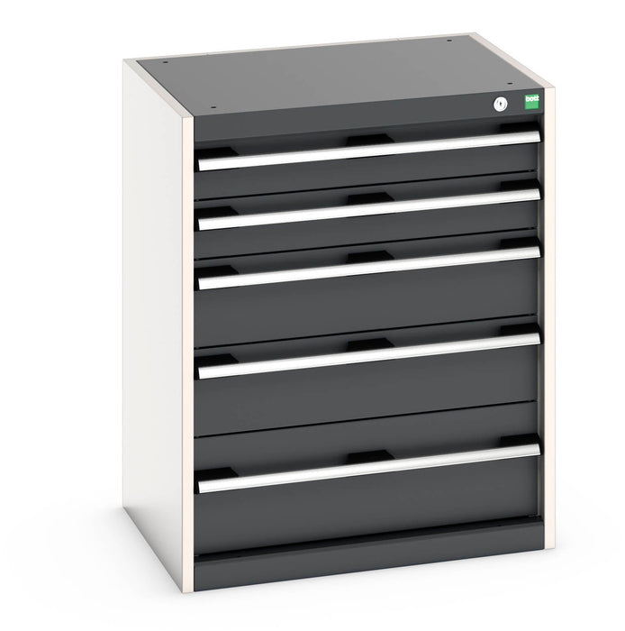 Bott Cubio Drawer Cabinet With 5 Drawers (WxDxH: 650x525x800mm) - Part No:40011046