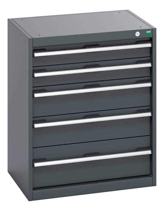 Bott Cubio Drawer Cabinet With 5 Drawers (WxDxH: 650x525x800mm) - Part No:40011046