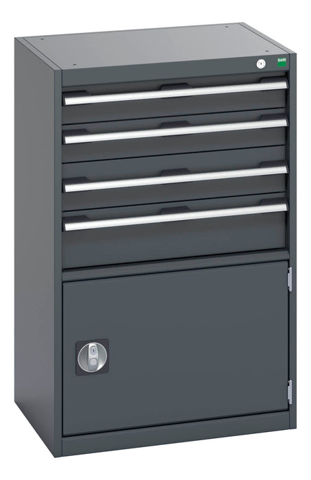 Bott Cubio Drawer-Door Cabinet With 4 Drawers / Door (WxDxH: 650x525x1000mm) - Part No:40011052
