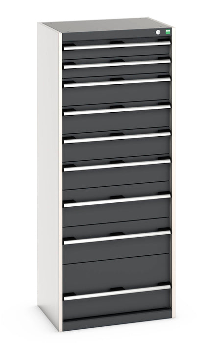 Bott Cubio Drawer Cabinet With 9 Drawers (WxDxH: 650x525x1600mm) - Part No:40011066