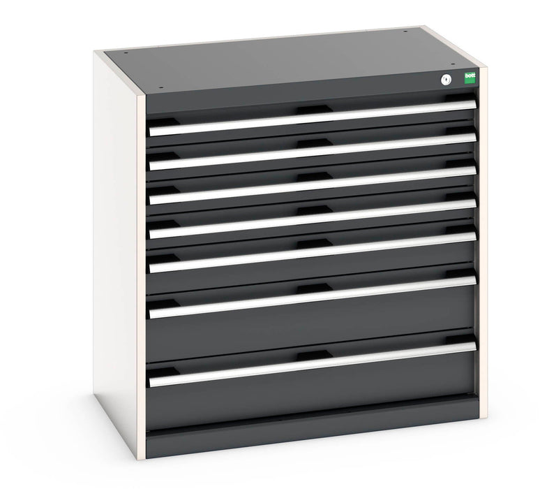 Bott Cubio Drawer Cabinet With 7 Drawers (WxDxH: 800x525x800mm) - Part No:40012021
