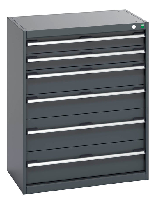 Bott Cubio Drawer Cabinet With 6 Drawers (WxDxH: 800x525x1000mm) - Part No:40012035