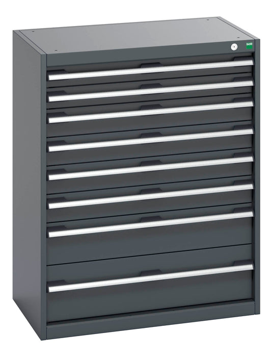 Bott Cubio Drawer Cabinet With 8 Drawers (WxDxH: 800x525x1000mm) - Part No:40012102