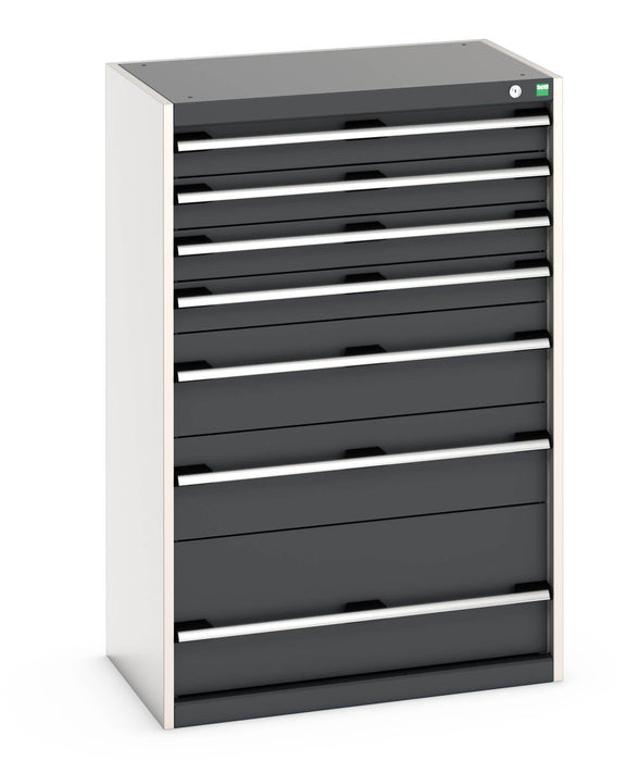 Bott Cubio Drawer Cabinet With 7 Drawers (WxDxH: 800x525x1200mm) - Part No:40012104