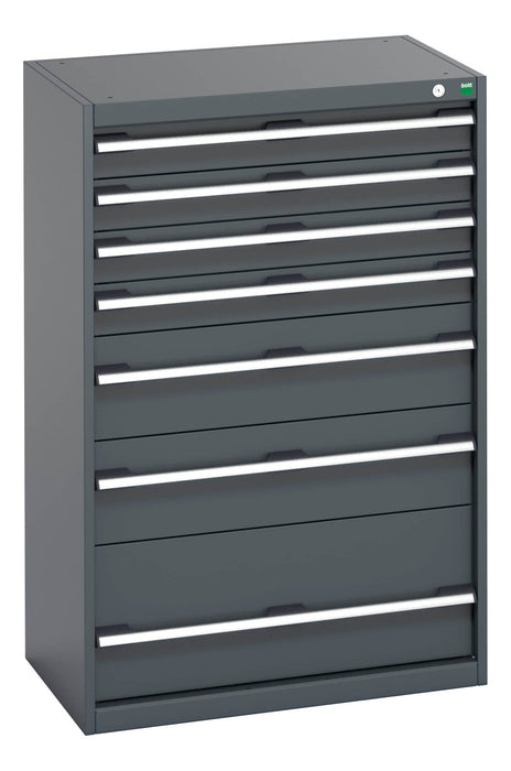 Bott Cubio Drawer Cabinet With 7 Drawers (WxDxH: 800x525x1200mm) - Part No:40012104