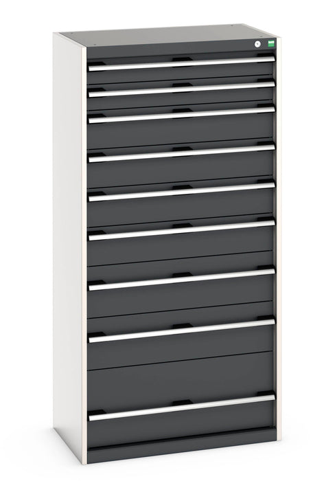 Bott Cubio Drawer Cabinet With 9 Drawers (WxDxH: 800x525x1600mm) - Part No:40012110