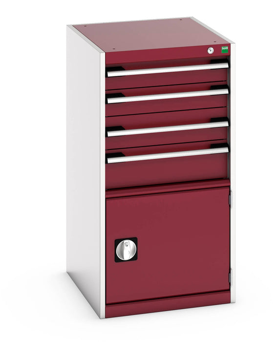 Bott Cubio Drawer Cabinet With 4 Drawers / Door (WxDxH: 525x650x1000mm) - Part No:40018055